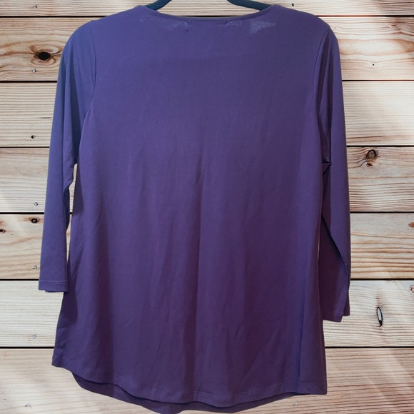 Always Indigo Purple Three Quarter Sleeve - Picture 2 of 5